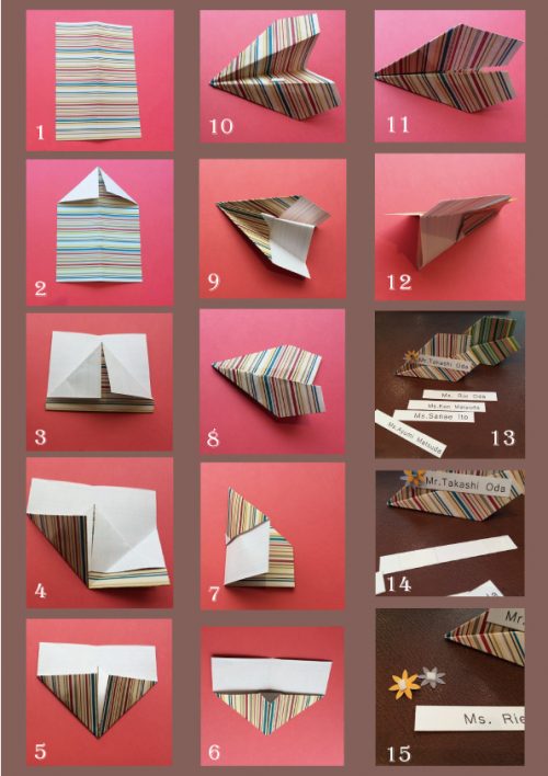 オリジナル席札｜手作り｜結婚式