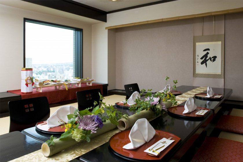 札幌の人気顔合わせ会場｜日本料理「和乃八窓庵」｜プレミアホテル中島公園｜A