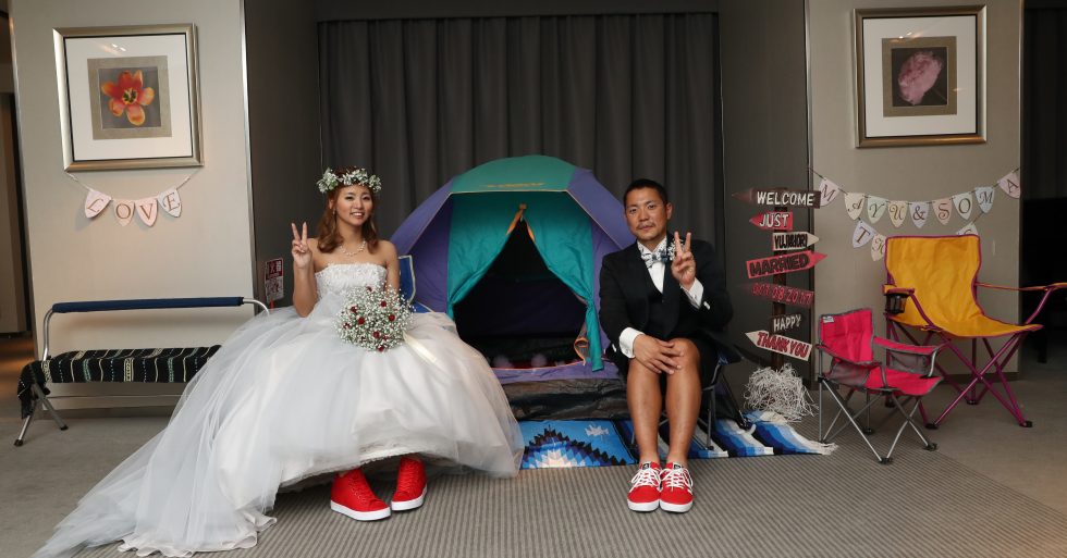 花嫁の声|ホテルオークラ|ツーショット