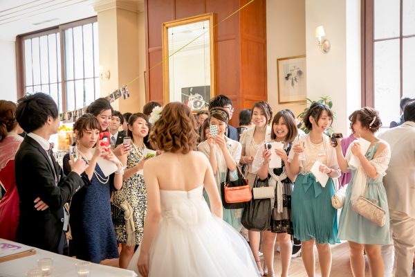 結婚式を楽し参列ゲストの皆様