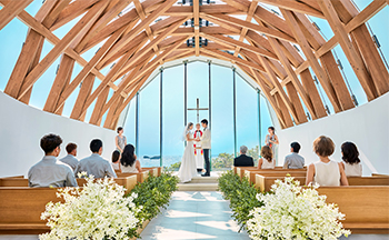 人気リゾート結婚式｜瀬良垣島教会｜K